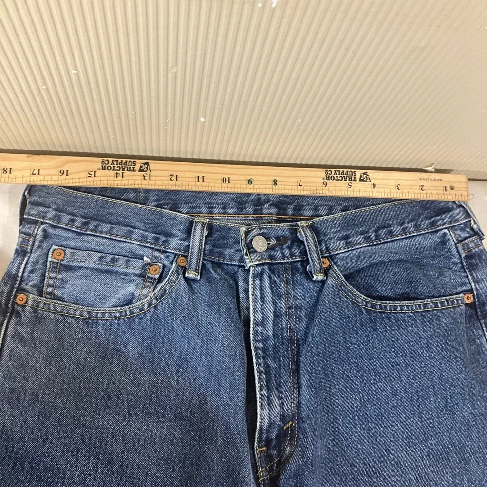 Levis 505 Regular Fit Straight Leg Mens Jeans Blue Medium Wash 34x32 00505-4886